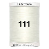 Gutermann garen | 1000m | 111 ivoor naaigaren GM - 1000M - 111 - IVOOR 4008015037642